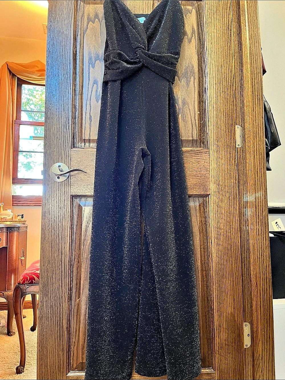 Black Wide-Leg Jumpsuit